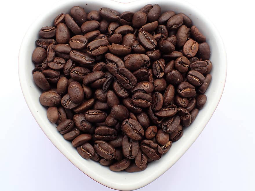 コーヒー豆、コーヒー、焙煎コーヒー豆、豆、カフェイン、ロースト、飲み物