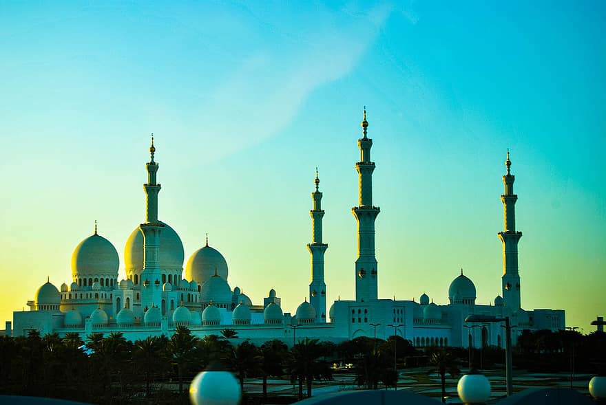 Korán, muszlim, iszlám, nagy, Ázsia, Abu Dhabi, kultúra, Isten, imádkozik, kupola, szent