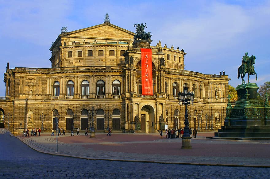 Opera House, Dresden, Semper Opera House, Architecture, Opera, Construction Art, Building