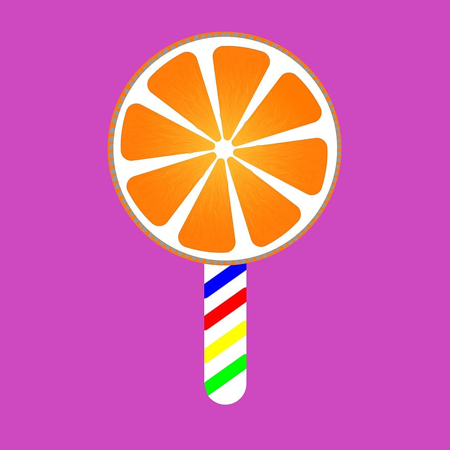 glass, orange, efterrätt, isglass, frukt, apelsin glass, ljuv, mat, mellanmål, illustration, design