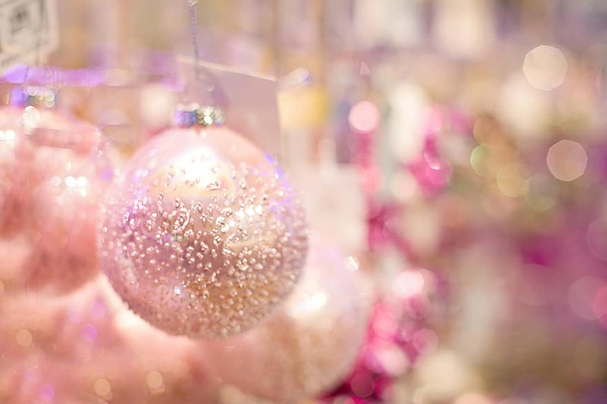 Kerstmis, ornament, decoratie, vakantie, seizoen, viering, achtergronden, kerst versiering, detailopname, glimmend, winter