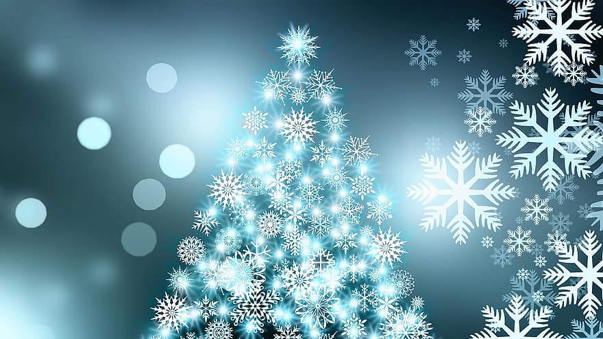 julekort, jul, atmosfære, advent, tre dekorasjoner, juletre, dekorasjon, desember, ferien