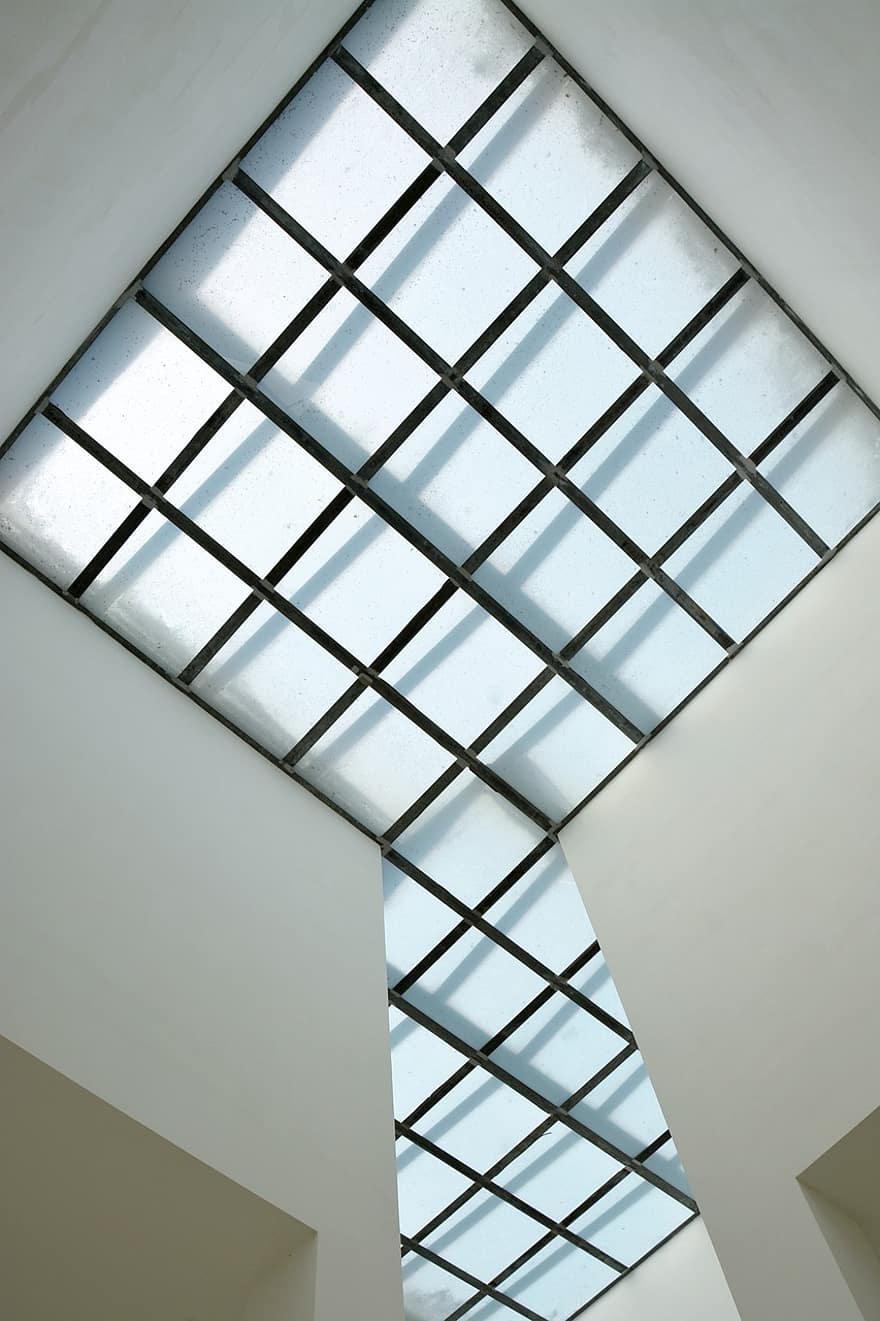 finestra, marc, sostre, arquitectura, a l'interior, modern, disseny, paret, funció de construcció, fons, vidre