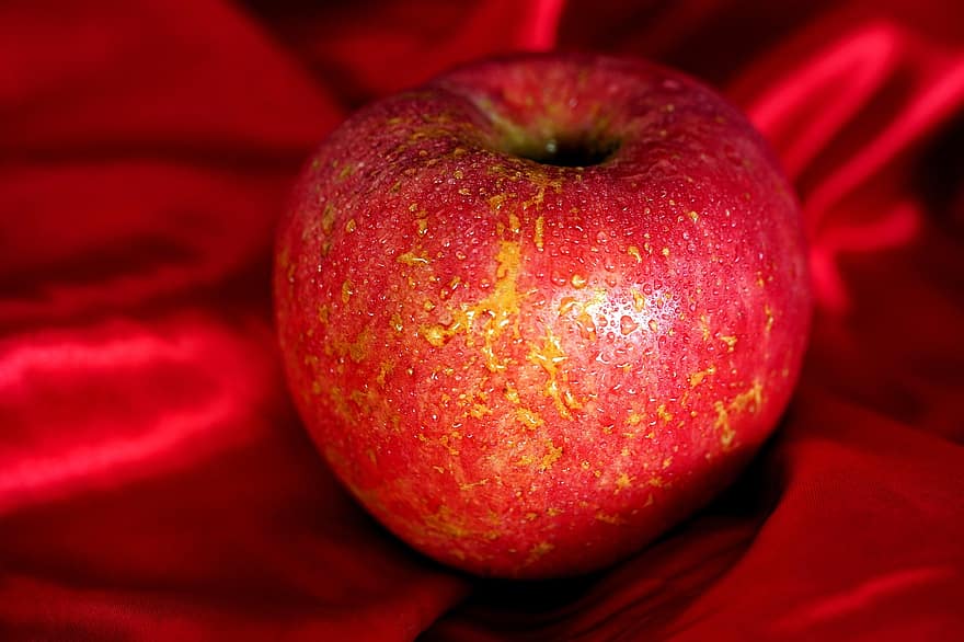 alma, gyümölcs, élelmiszer, Fuji Apple, friss, organikus, vitaminok, gyárt
