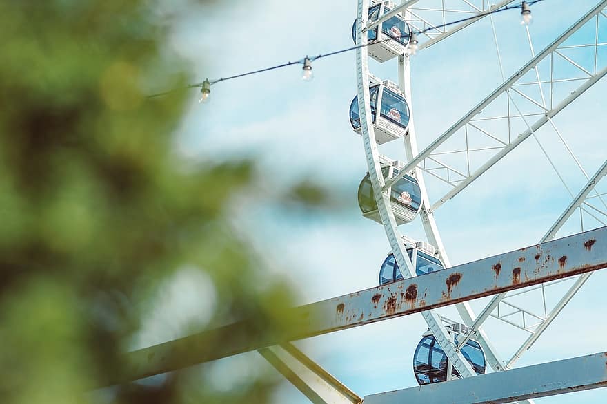 Ferris Wheel, Amusement, Carousel, Carnival, Ride, Fun, Park, Entertainment, Attraction, Fair, Vacation