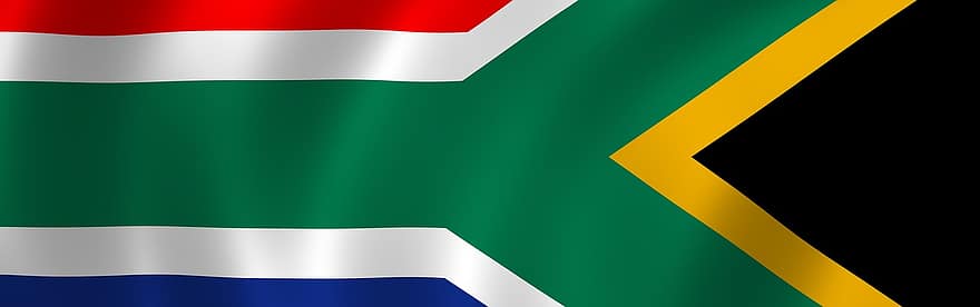 bandiera, intestazione, Sud Africa