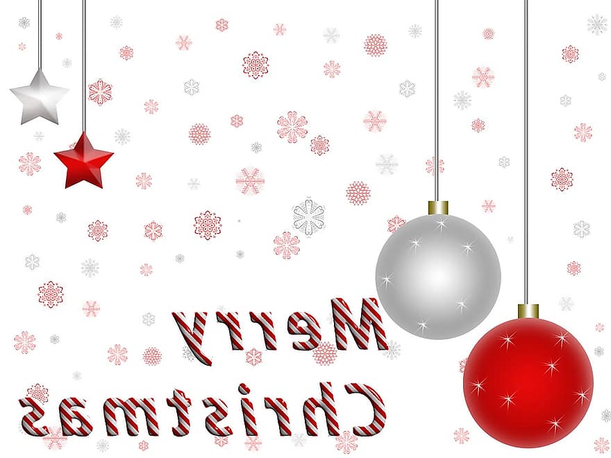 Card, Congratulation, Christmas, Ball, Red Balls, Red, Colored Balls, Circular, Decoration