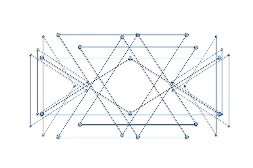 sieć, połączenie, Struktura, węzeł, tekstura, wzór, warkocz, networking