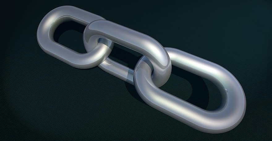 Chain, Chain Link, Connection, Related, Links Of The Chain, Members, Metal Chain, Connected, Shiny, Isolated, 3d