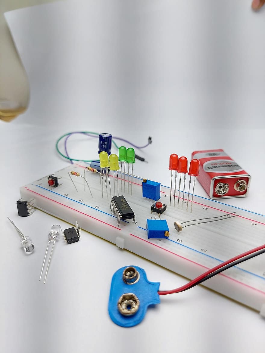 Circuits, Electronic, Breadboard, Component