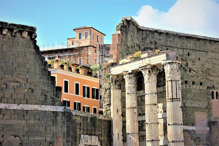 romanų forumas, Roma, senovės, senas, istorija, pastatas, architektūra, istorinis, paminklas
