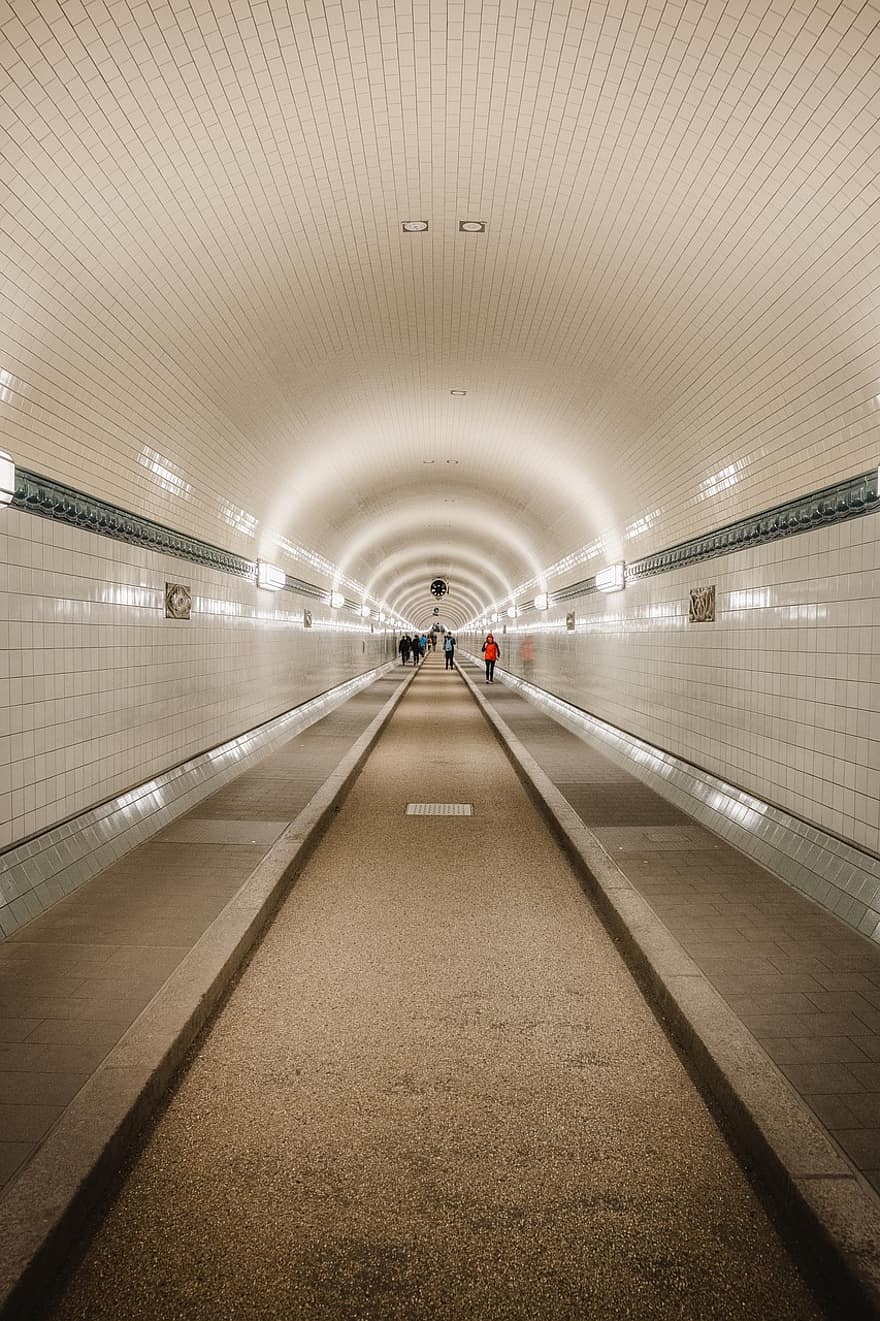 метро, під землею, в приміщенні, архітектура, точка зникнення, станція метро, транспортування, коридор, зменшується перспектива, сучасний, ходьба