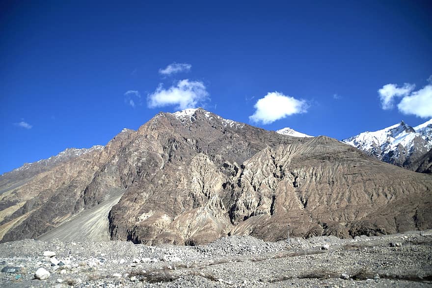 sand bjerge, bjerge, stenet, Badlands, tør, tørre, bjerglandskab, landskab, natur, Ladakh