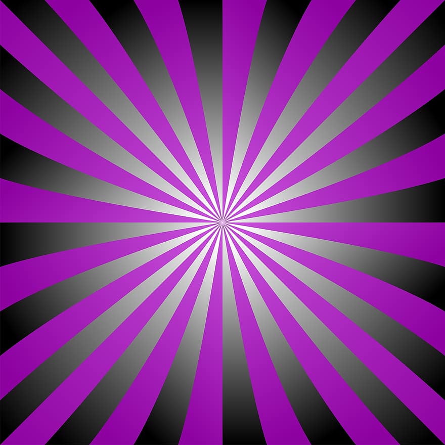 púrpura, resumen, fondo, Ray Burst, Art º, obra de arte, atractivo, negro, ráfaga, centrar, centrado