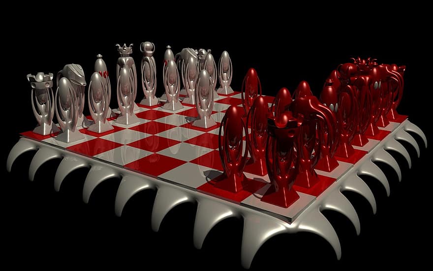 schaak, oorlog, strategie