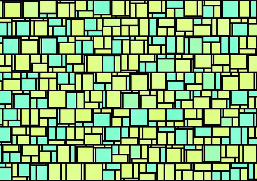 patroon, structuur, lichte patronen, lichtstraal, mozaïek-, vlecht, achtergrond, plein, groen, tinten groen, tegel