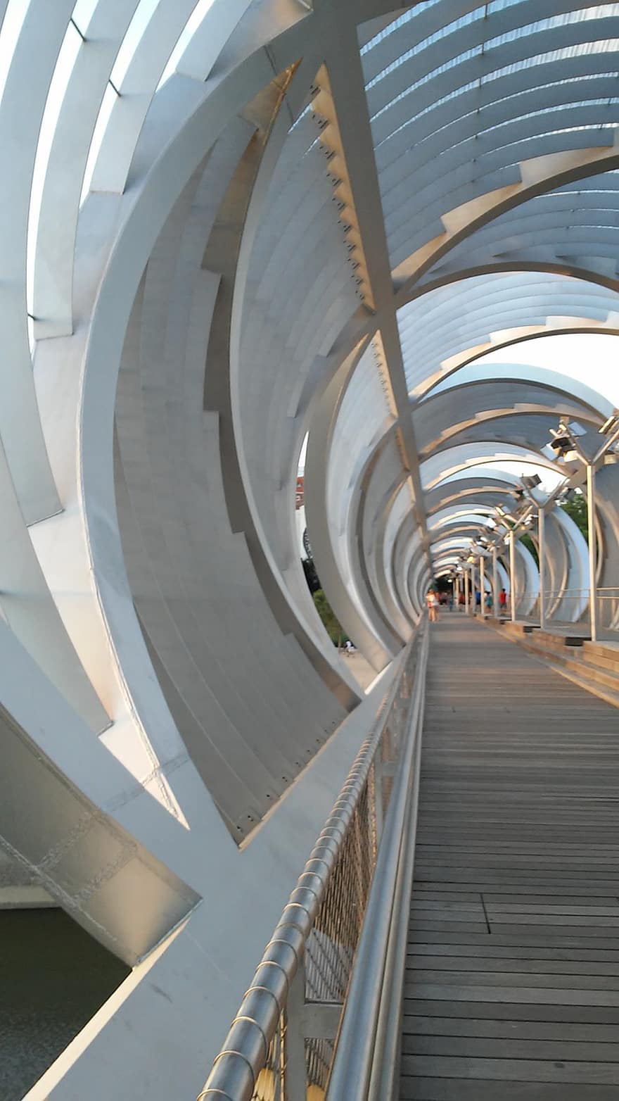 die Architektur, Tunnel, Stadt, Brücke, drinnen, modern, Design, gebaute Struktur, futuristisch, abstrakt, Bodenbelag