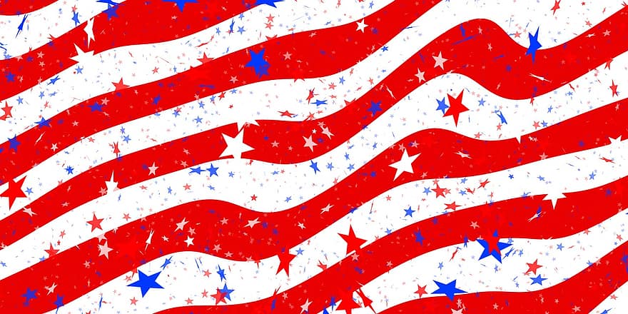 meille, tähtiä ja raitoja, Amerikka, lippu, Amerikan lippu