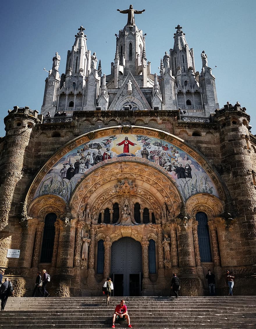 barcelona, Spanyolország, templom, vallás