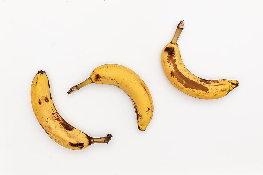 банани, плодове, храна, прясно, здрав, зрял, органичен, сладка, продукция, банан, жълт