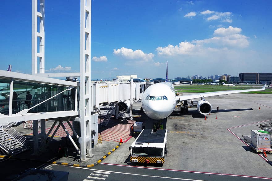 Filipinler Cumhuriyeti, Filipin Havayolları, uçak, Manila, havayolu, hava aracı, taşımacılık, ticari uçak, ulaşım modu, uçan, havacılık endüstrisi