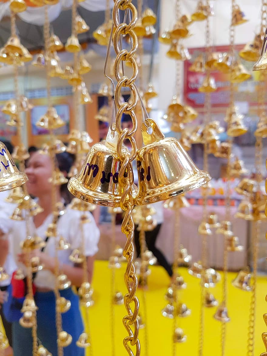 campana, decorazione, saldi, display, celebrazione, culture, regalo, oro, cristianesimo, avvicinamento, decorazione natalizia