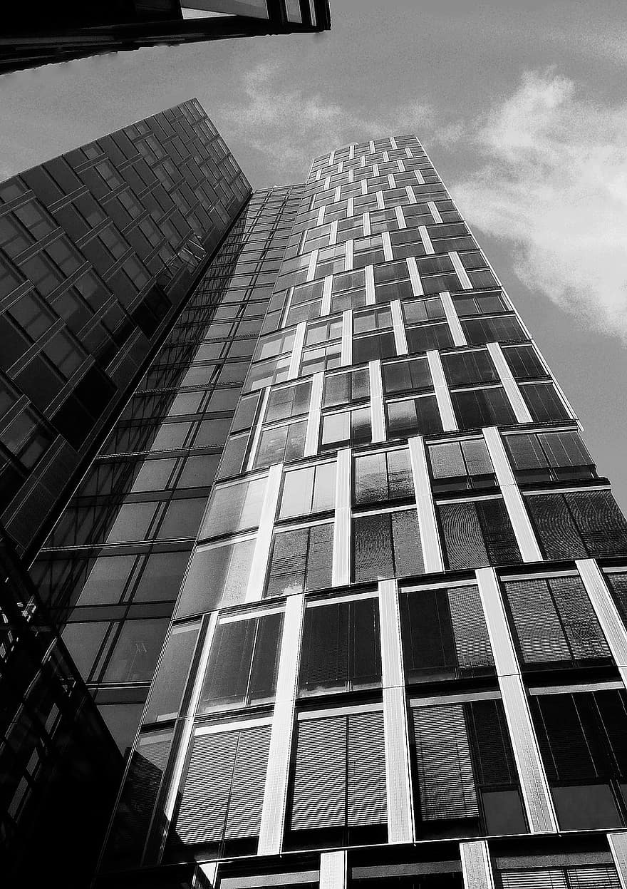 Sw, Skyscraper, Facades, Offices, Architecture, Reflection, Discs, Houses, Building, City, Window