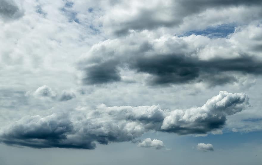 雲、空、雰囲気、青空、cloudscape、白い雲、曇り、日、天気、青、成層圏