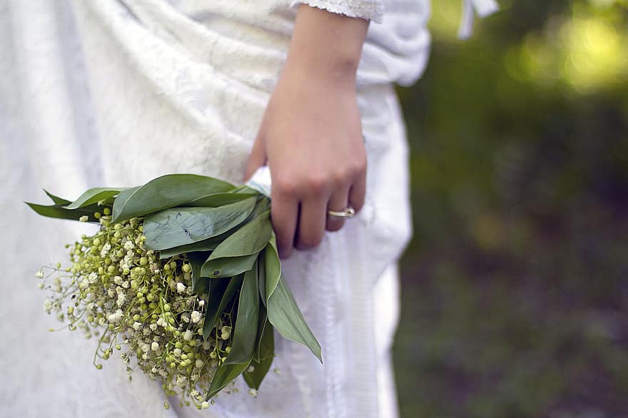 Wedding, Bride, Groom, Love, Bride Bouquet, Husband, Wife, bouquet, flower, summer, close-up