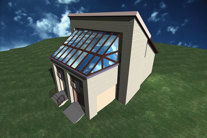 Casa, Cottage, 3d-model, quantità, progetto, Arhitekrtura, costruzione