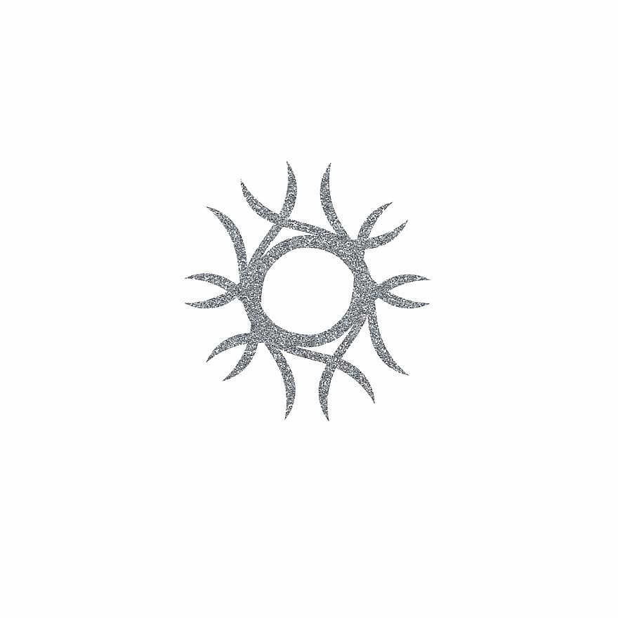 елемент, форму, символ, шаблон, району, сонце, круглі