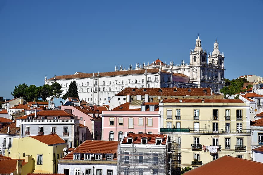 リスボン、シティ、旅行、観光