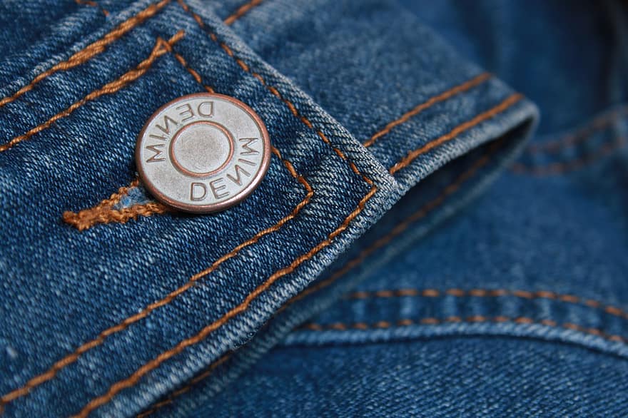 jeans, roupas, botão, azul, textura, moda, tecido, Jaqueta, têxtil, bolso, fechar-se