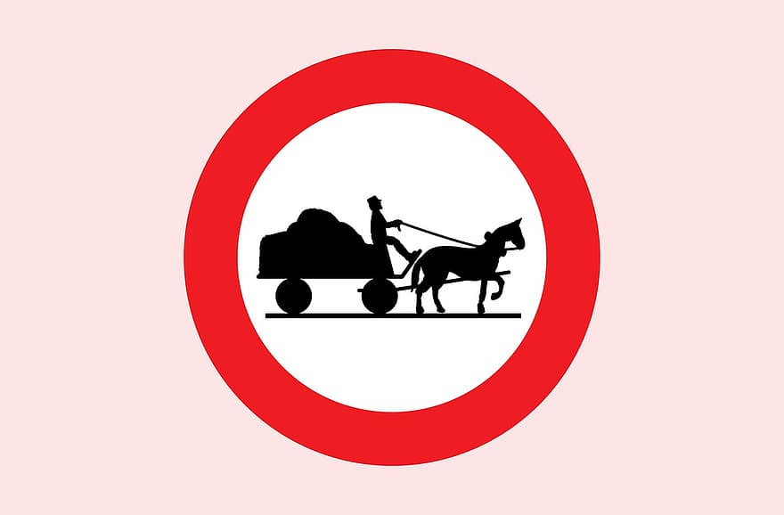 drum, semne, Austria, prohibitiv, trafic, Atenţie, Nu, Trase de animale