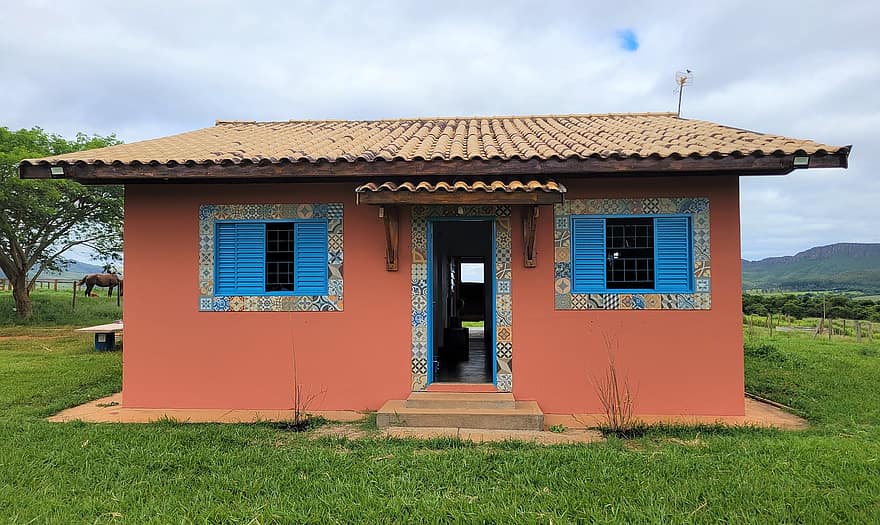 ev, cephe, kırsal, çiftlik evi, mimari, bina, kırsal bölge, Fazenda Serra Da Canastra, Minas Gerais