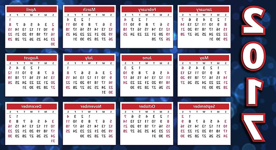 calendario, 2017, agenda, programar, plan, semanas, meses, año, enero, febrero, marzo