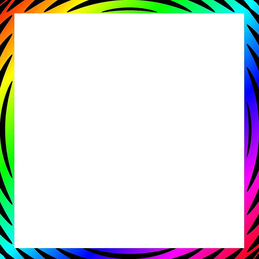 Frame, Picture Frame, Outline, Colorful