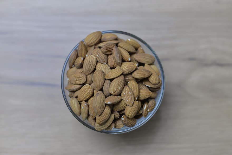 Almond, Nuts, Snack, close-up, food, healthy eating, seed, freshness, bowl, organic, backgrounds