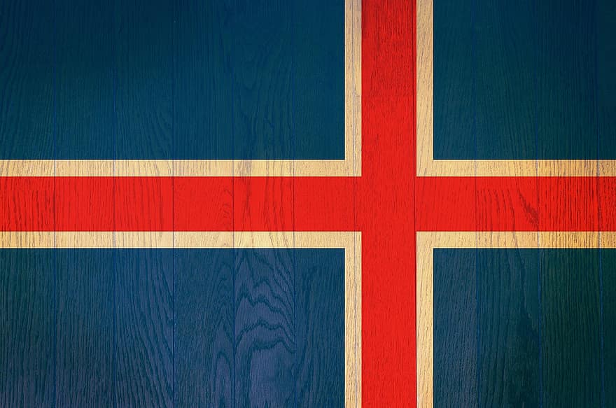 flagga, isländska flaggan, Islands flagga, geografi, patriotism