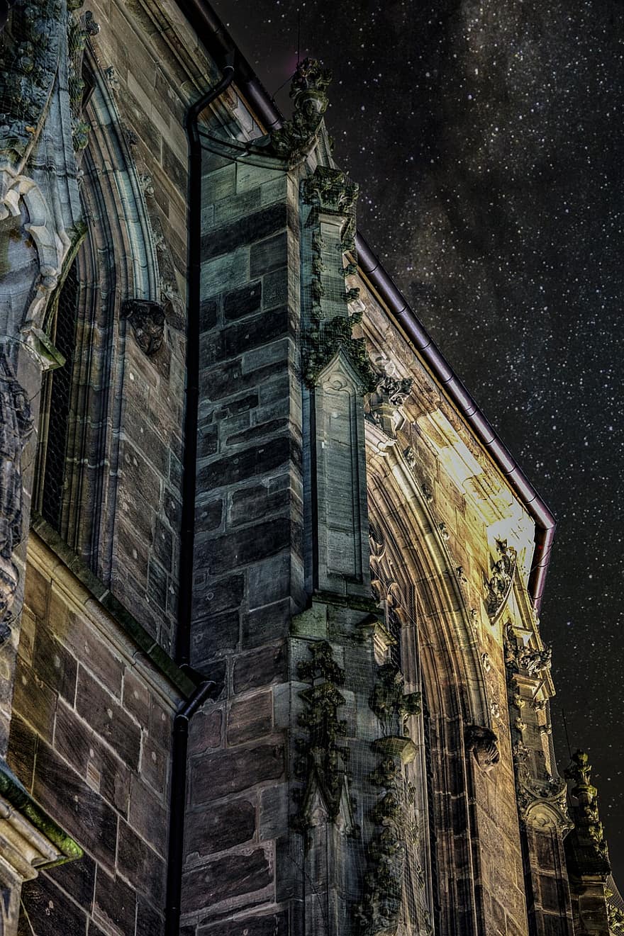 Dom, Kirche, Nacht-, Fassade