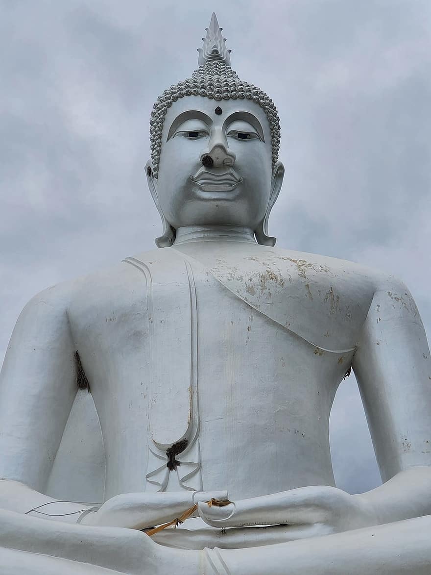 Bouddha, statue, Thaïlande, sculpture, bouddhisme
