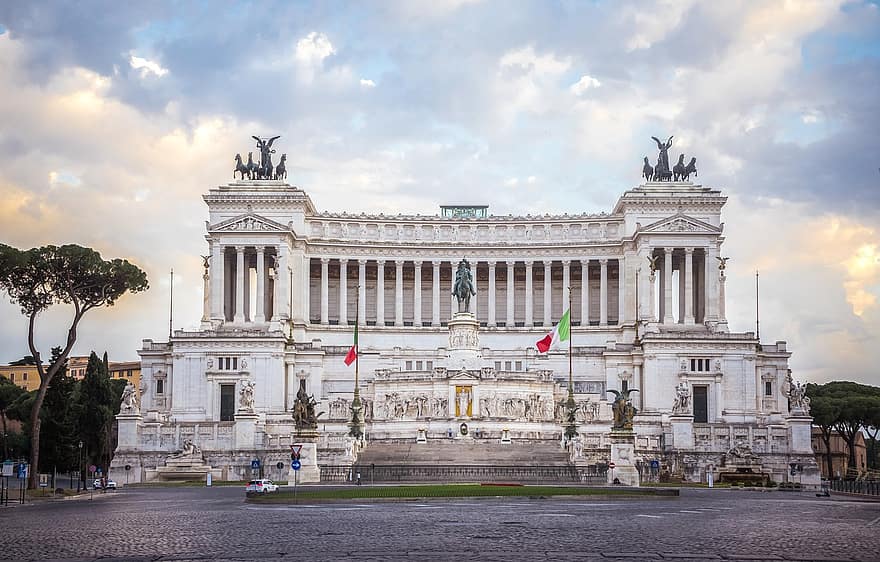 βωμός της πατρίδας, victor emmanuel ii, Εθνικό μνημείο, ορόσημο, αρχιτεκτονική, μνημείο, Ρώμη, Ιταλία, vittoriano, roma, vittorio emanuele ii