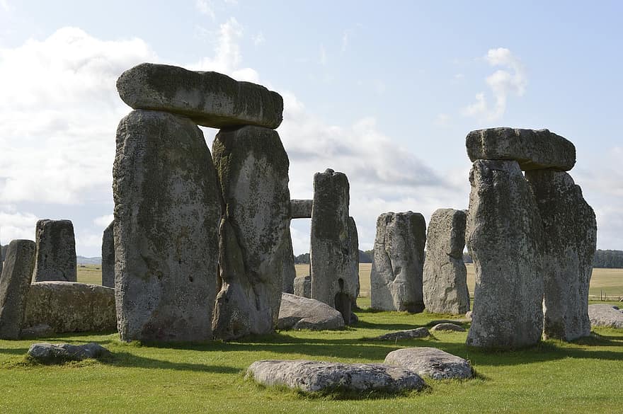 Stonehenge, Europe, Wiltshire, Ancient, England, Monument, Landmark, Salisbury, Prehistoric, Travel, Countryside