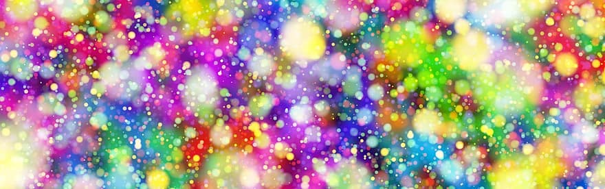 Banner, Header, Bokeh, Color, Light, Points, Pattern, Background, Colorful, Light Effect, Yellow