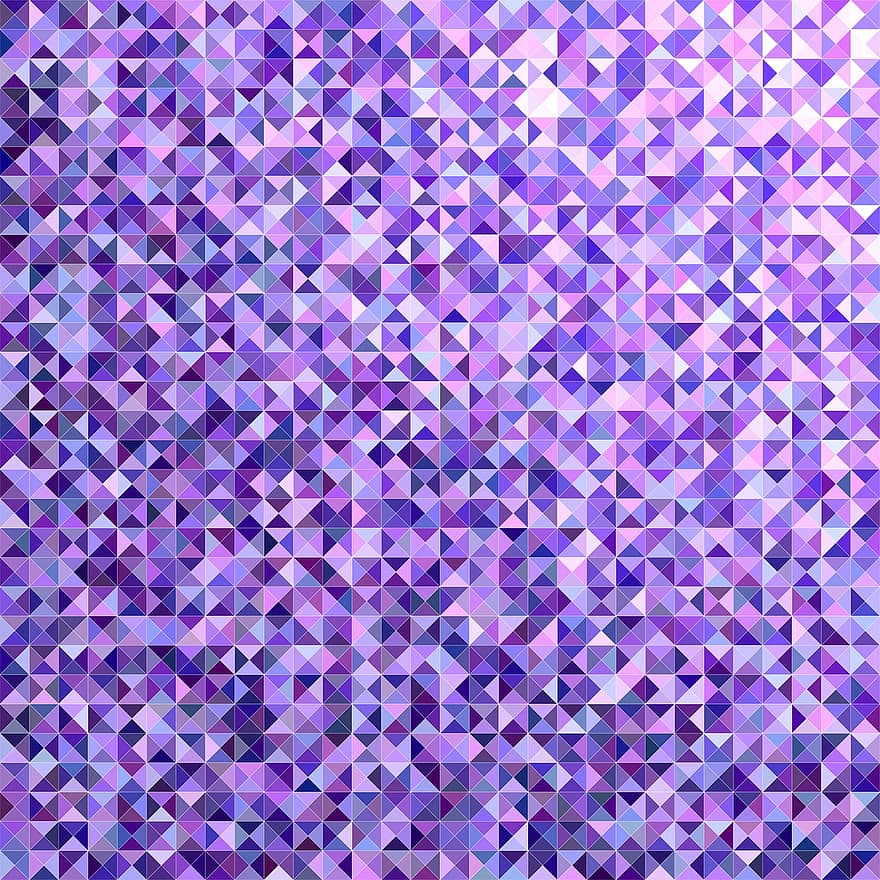 Purple, Triangle, Background, Design, Color, Polygon, Mosaic, Tile, Tiles, Tiled, Wall