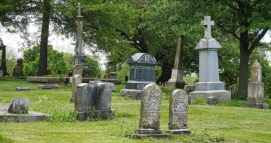 kirkegården, grav, kirkegård, død, minnesmerke, gravstein