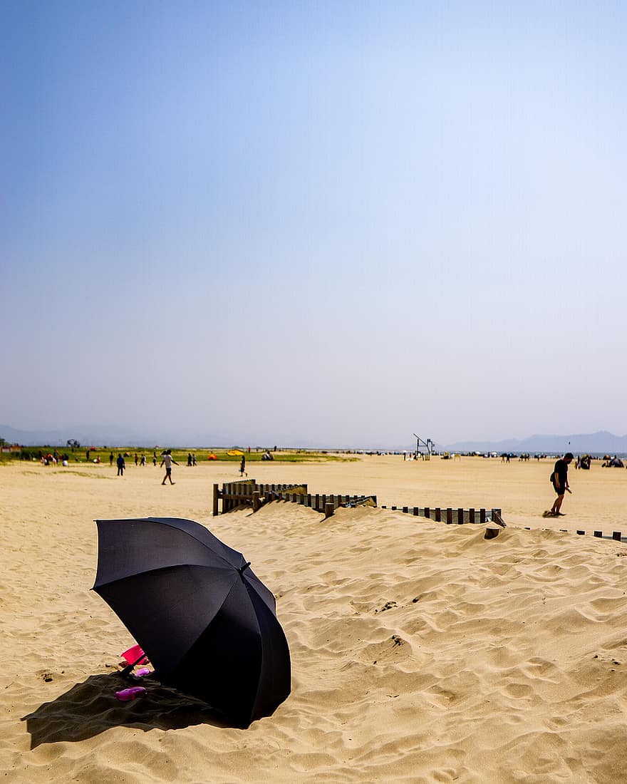 plajă, umbrele de soare, umbrele, agrement, vară, umbrelă, concediu de odihna, piscină, pauză, vacanţă