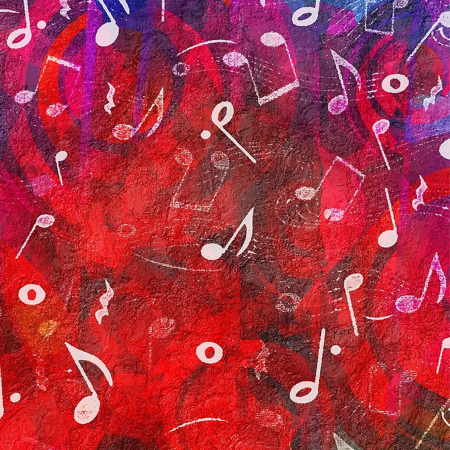 Hintergrund, CD-Cover, Musik-, digitale Kunst, Illustration, Grafik, digitales Design, Textur, abstrakt, Musikressourcen, rot