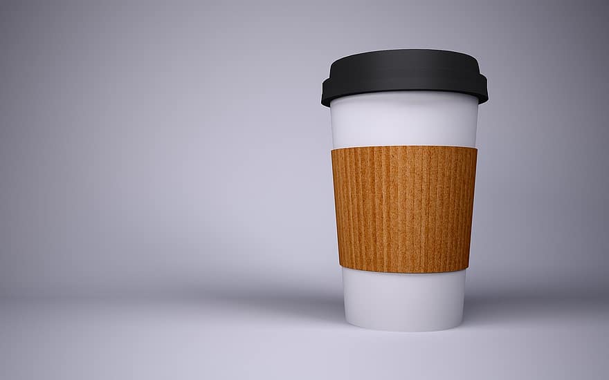 café, tasse, coffetogo, papier carton, gobelet en carton, boissons, tasse à café, camion, chaud, Pret à partir, modèle