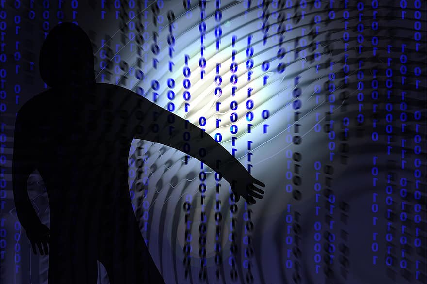 Person, Silhouette, Code, Binary, System, Data, Computer, Binary Code, One, Null, Programming